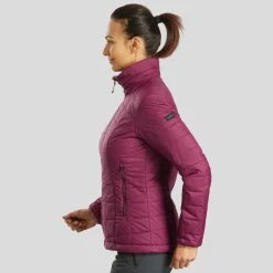 Forclaz Trek 100, Light Synthetic Down Hiking Jacket, Women's Down Jackets