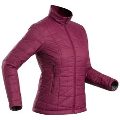 Forclaz Trek 100, Light Synthetic Down Hiking Jacket, Women's Down Jackets