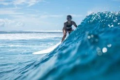 Olaian Bikinis, Boardshorts Double-adjustable Flat Surfing Swimsuit Bikini Top ELISE BLACK