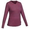 Shirts Forclaz Travel 100, Merino Wool Backpacking T-Shirt, Women's