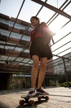 Oxelo Adult Skateboard Longboard Canvas L Low-Rise Shoes Vulca Footwear