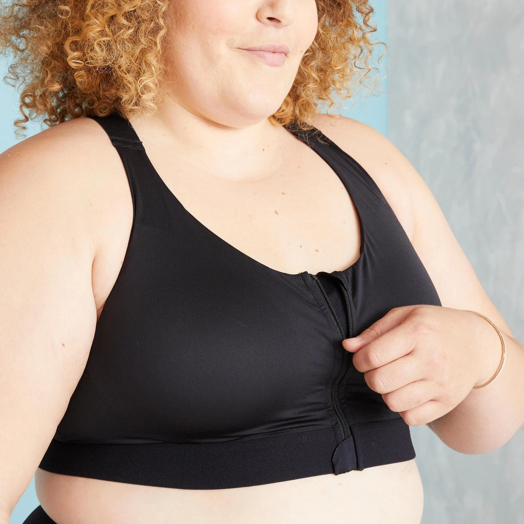 Budget Domyos Zip-Up High-Support Sports Bra - Perfect for Intense Workouts 3 Domyos Sport Bras Zip-Up High-Support Sports Bra