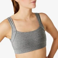 Discount Domyos 100 Cotton Sports Bra for Women - Comfortable & Breathable 25 Domyos 100, Cotton Sports Bra, Women's