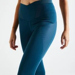Domyos 920, Cardio Fitness Leggings, Women's Bottoms