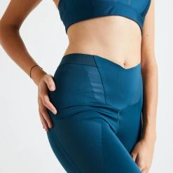 Domyos 920, Cardio Fitness Leggings, Women's Bottoms