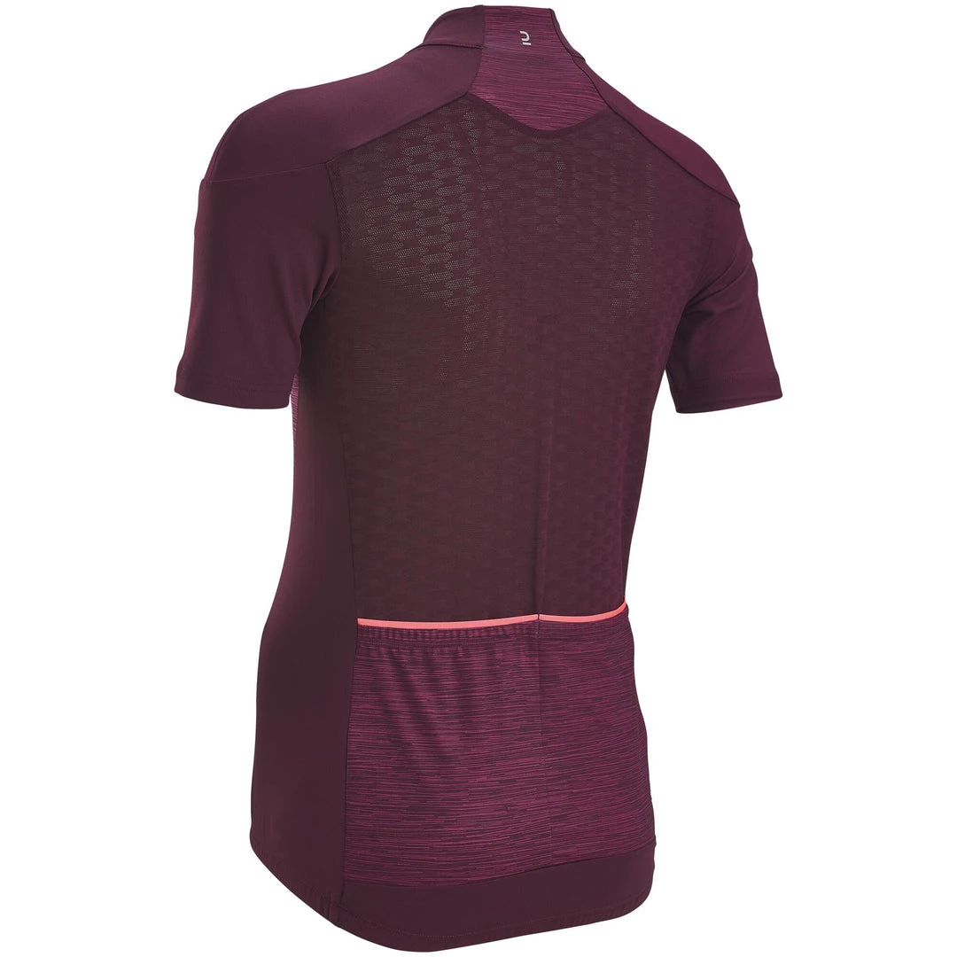 Wholesale Van Rysel Women's Short-Sleeved Road Cycling Jersey 500 - High-Performance Cycling Top for Women 2 Van Rysel Women's Short-Sleeved Road Cycling Jersey 500