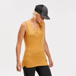 Shirts Forclaz, Merino Wool Travel Backpacking Tank Top, Women's