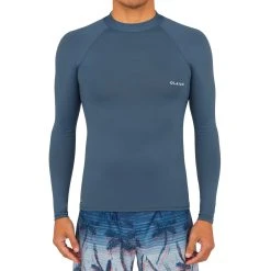 Olaian Surfing Long-sleeved UV-protection Top T-shirt 100 - Grey