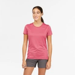 Shirts Quechua MH100, Short-Sleeved Hiking T-Shirt, Women's