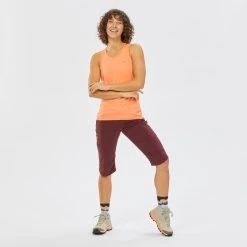 Leggings Quechua MH500, Cropped Hiking Pants, Women's