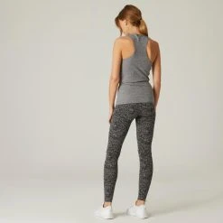 Nyamba 500 Fit+, Cotton Fitness Leggings, Women's