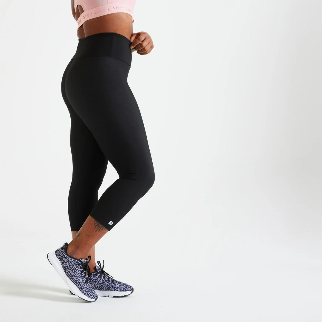 Domyos 100 Women's 7/8-Length Fitness Leggings - Affordable & Comfortable 1 Domyos 100, 7/8-Length Fitness Leggings, Women's