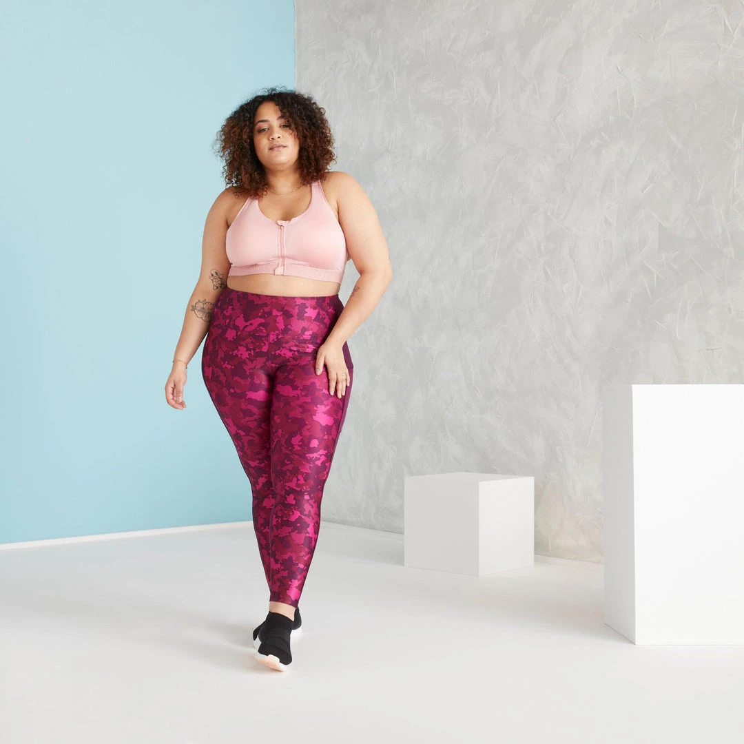 Budget Domyos Zip-Up High-Support Sports Bra - Perfect for Intense Workouts 12 Domyos Sport Bras Zip-Up High-Support Sports Bra