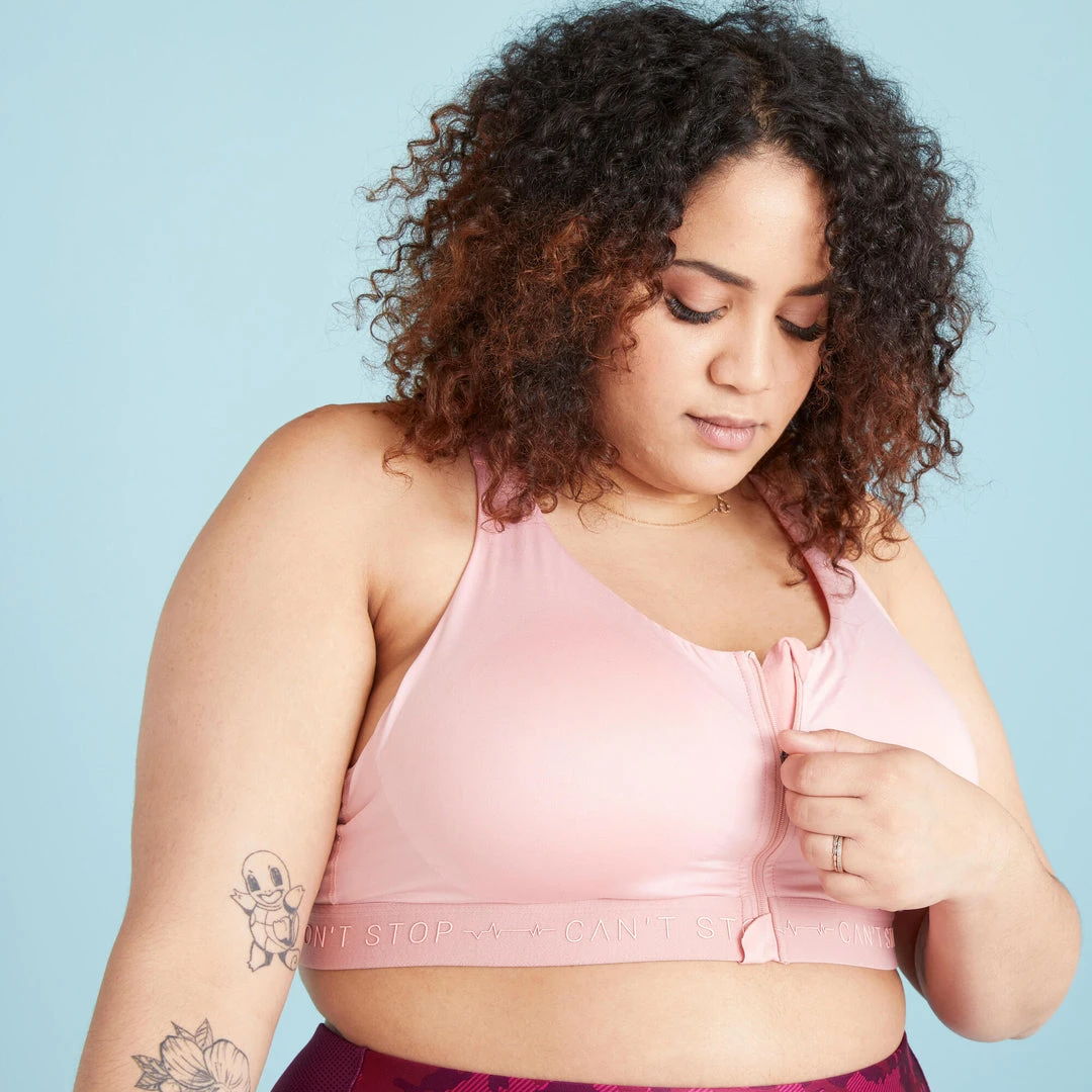 Budget Domyos Zip-Up High-Support Sports Bra - Perfect for Intense Workouts 14 Domyos Sport Bras Zip-Up High-Support Sports Bra