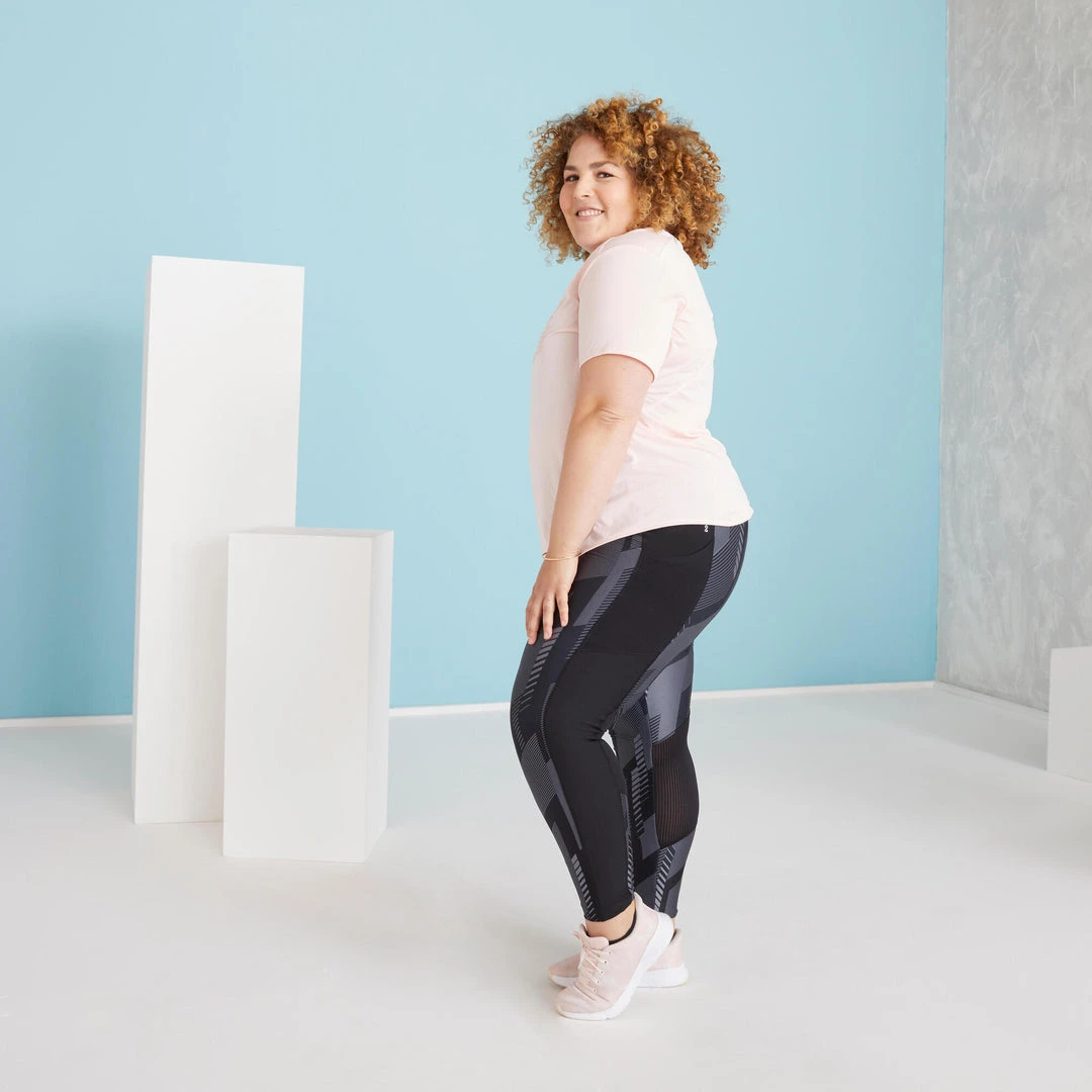 Domyos PLUS SIZE Fitness Leggings with Phone Pocket - Women's Up To 5XL | Comfort & Style 8 Domyos PLUS SIZE , Fitness Leggings With Phone Pocket, Women's Up To 5XL