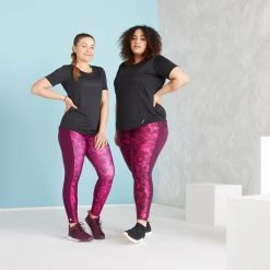 Domyos PLUS SIZE Fitness Leggings with Phone Pocket - Women's Up To 5XL | Comfort & Style 41 Domyos PLUS SIZE , Fitness Leggings With Phone Pocket, Women's Up To 5XL