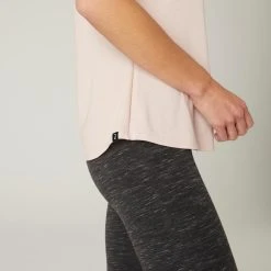 Nyamba Stretchy Boat Neck Cotton Fitness T-Shirt Shirts