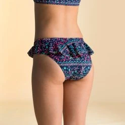 Nabaiji Girls' Swimming Swimsuit Bottoms Lila - Blue Bikinis, Boardshorts