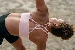 Kimjaly Dynamic Yoga Sports Bra - Light Blue | Comfortable & Supportive Workout Bra 26 Kimjaly Underwear Dynamic Yoga Sports Bra - Light Blue