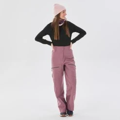 Wedze Ski Trousers - FR500 - Navy Blue