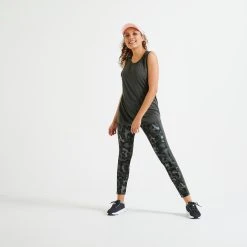 Domyos Fitness Leggings With Phone Pocket, Women's
