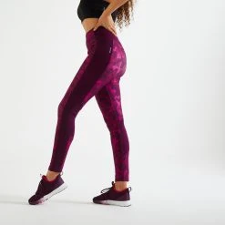 Domyos Fitness Leggings With Phone Pocket, Women's
