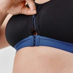 Kalenji Underwear Running High Impact Sports Bra With Zipper, Women's