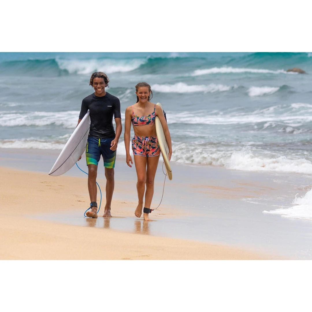 Flash Sale! Olaian 100 Girls' Swimsuit Bra Top & Bikini Boardshorts Set 9 Olaian 100 Swimsuit Bra Top Girls' Bikinis, Boardshorts