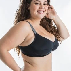 Olaian Bikinis, Boardshorts Astrid Balconette Swimsuit Top With Comfortable Fabric Underwire