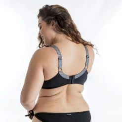 Olaian Bikinis, Boardshorts Astrid Balconette Swimsuit Top With Comfortable Fabric Underwire