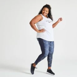 Domyos Women's Fitness Leggings With Phone Pocket (Plus Size)