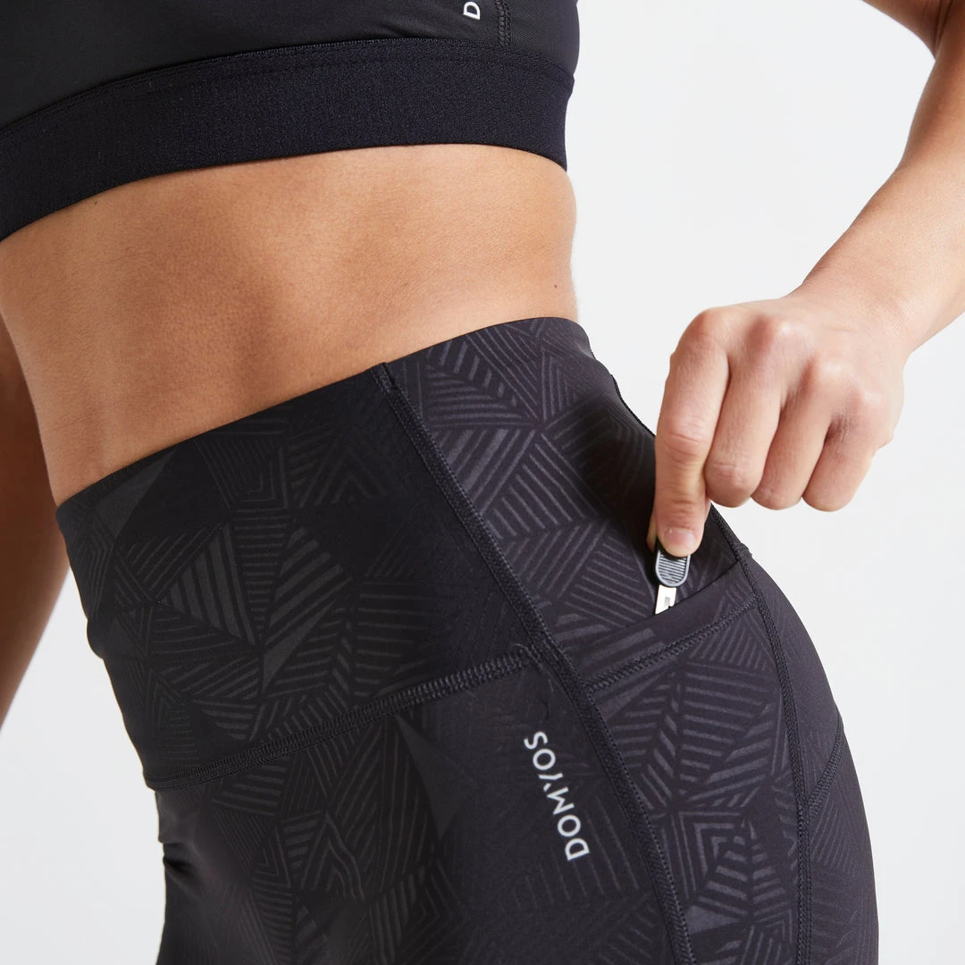 🌟 Domyos 500A Women's 7/8-Length Fitness Leggings - High-Performance Cardio Workout Bottoms 4 Domyos 500A, 7/8-Length Cardio Fitness Leggings, Women's