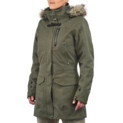 Jackets Forclaz Rainwarm 900, 3-in-1 Backpacking Jacket, Women's