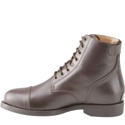 Fouganza Riding Boots Leather Lace-Up Riding Paddock Boots, Women's