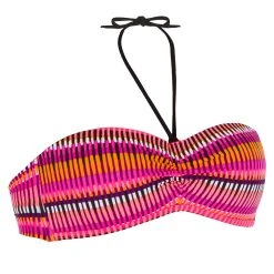 Olaian Bikinis, Boardshorts Women's Bandeau Bikini Swimsuit Top With Fixed Padded Cups Jazz Laeti