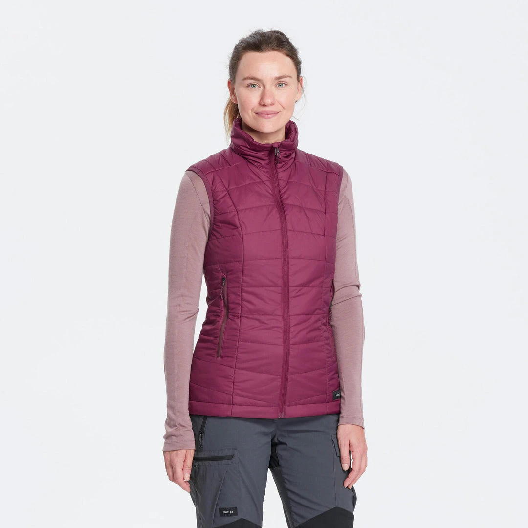 Forclaz MT100 Sleeveless Gilet - Lightweight Trekking Vest for Men & Women | Mountain Gear 9 Forclaz Mountain Trekking Synthetic Sleeveless Gilet - MT100