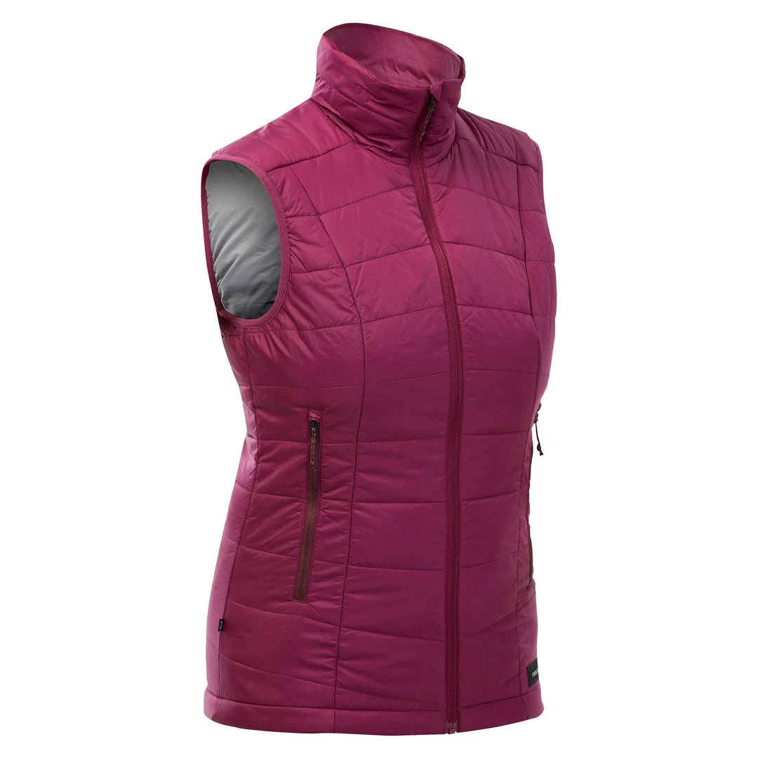 Forclaz MT100 Sleeveless Gilet - Lightweight Trekking Vest for Men & Women | Mountain Gear 6 Forclaz Mountain Trekking Synthetic Sleeveless Gilet - MT100