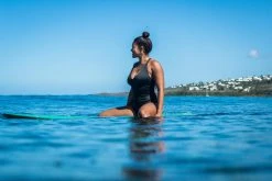 Olaian Agatha One Piece Surf Swimsuit With Double Back Adjustment Swimsuits