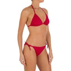 Olaian Women's Basic Sliding Triangle Bikini Top Mae