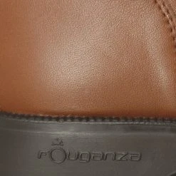 Fouganza Riding Boots Leather Lace-Up Riding Paddock Boots, Women's