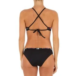 Tribord Olaian Andrea, Surfing Crop Top Swimsuit Top With Padded Cups, Women's