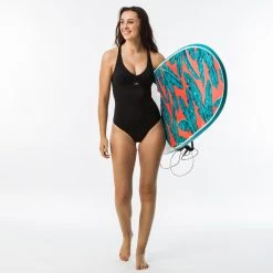 Olaian Agatha One Piece Surf Swimsuit With Double Back Adjustment Swimsuits