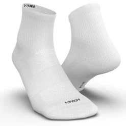 Kiprun RUN500 X2 INVISIBLE MID-HEIGHT RUNNING SOCKS - WHITE