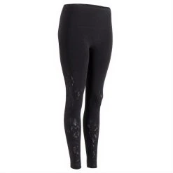 Domyos Seamless Lace Detail Workout Leggings, Women's