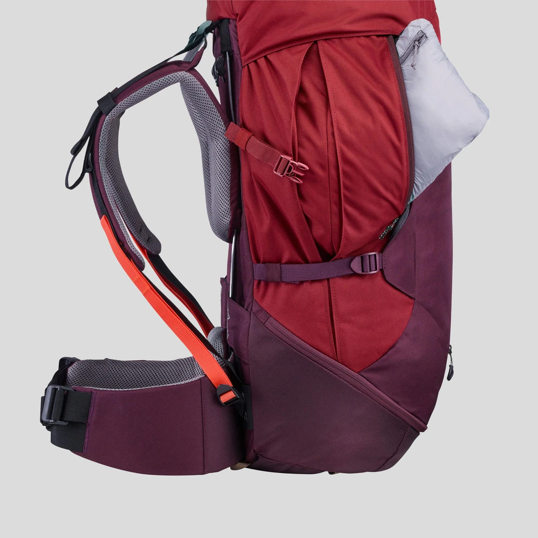 Forclaz Trek 100 Easyfit, 50 L Hiking Backpack, Women's