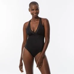 Olaian Swimsuits Isa X-Back One Piece Surf Swimsuit