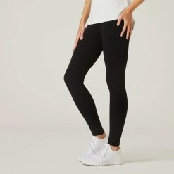 Domyos Cotton Fitness Leggings, Women's