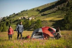 Forclaz Trek 100, 23°F Synthetic Padded Puffer Hooded Backpacking Jacket, Women's