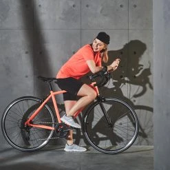 Shirts Triban 100, Short Sleeved Moisture-Wicking Cycling Jersey, Women's