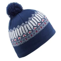 Wedze Beanies Adult Jacquard Ski Hat Pom Beanie